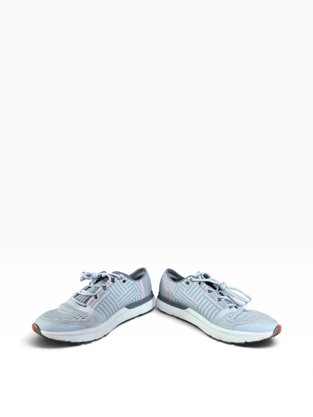 Under Armour gray Men’s Athletic Sneakers with Subtle Orange Accents